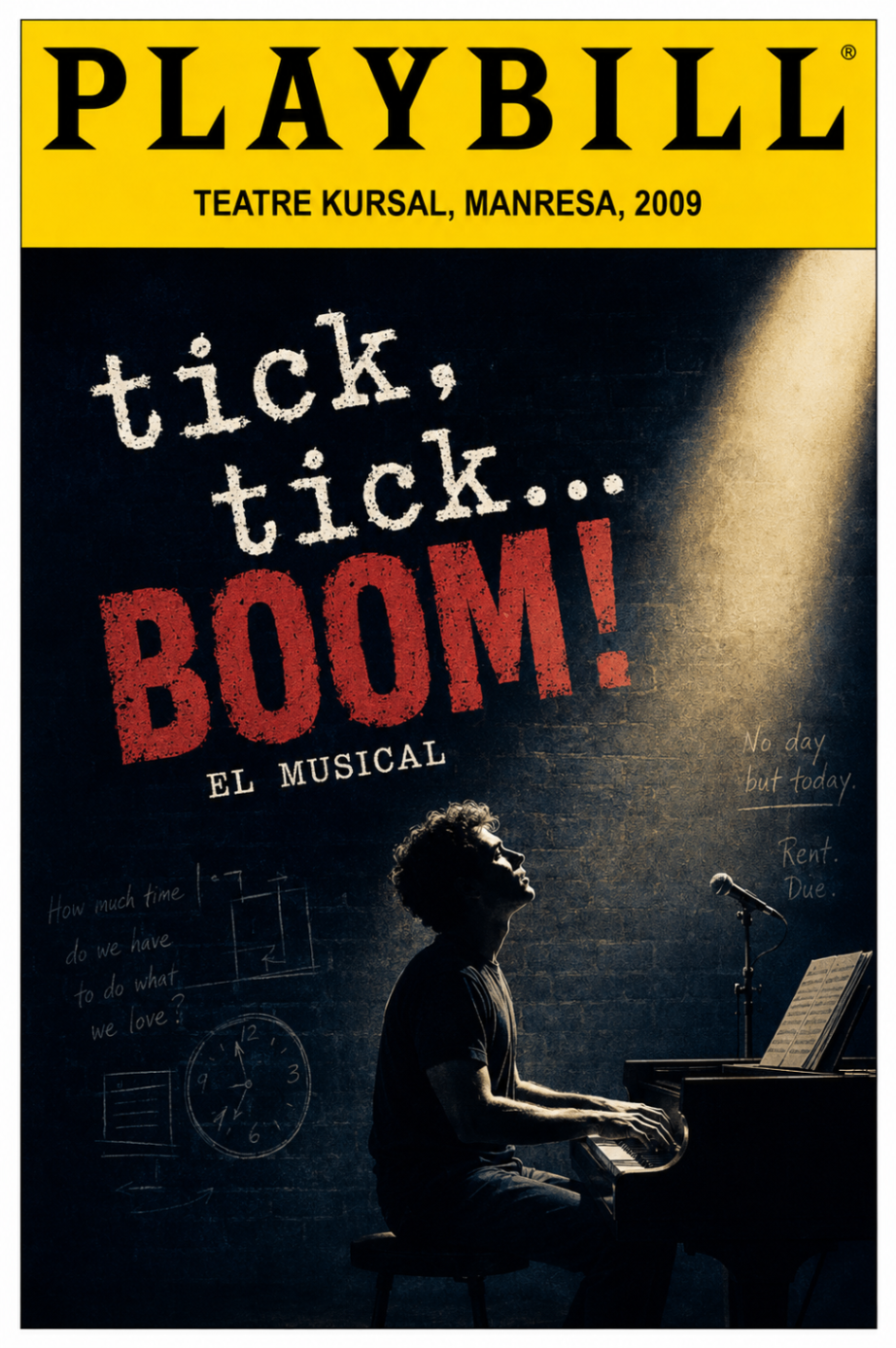 Tick, Tick... Boom! — Playbill